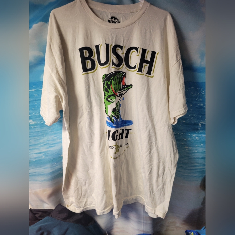 Busch Light NWOT Beer Tshirt‎ Mens Size XXL
